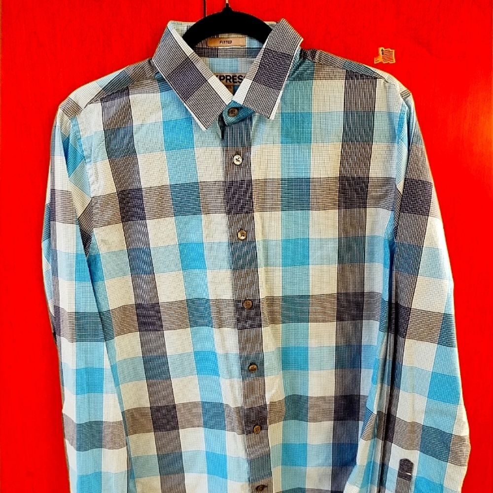 Express slim fit dress shirt